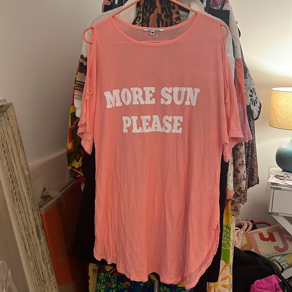 WILDFOX Swim More Sun Please Coverup Sz S NWOT - Picture 3 of 7